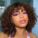 curly human hair wigs with bang