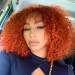 curly wig with bangs