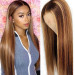 highlighted human hair wigs