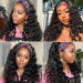 Human hair half wigs