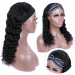 Headband human hair wigs