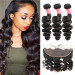 Loose Wave Hair Bundles with frontal