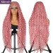 Pink Braided Wig