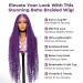 Purple Braided Wig for Women