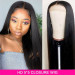 straight lace front wig