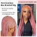 Stylish Pink Braided Wig