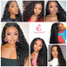 Water Wave Lace Closure Wigs