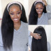 Headband Human Hair Wigs