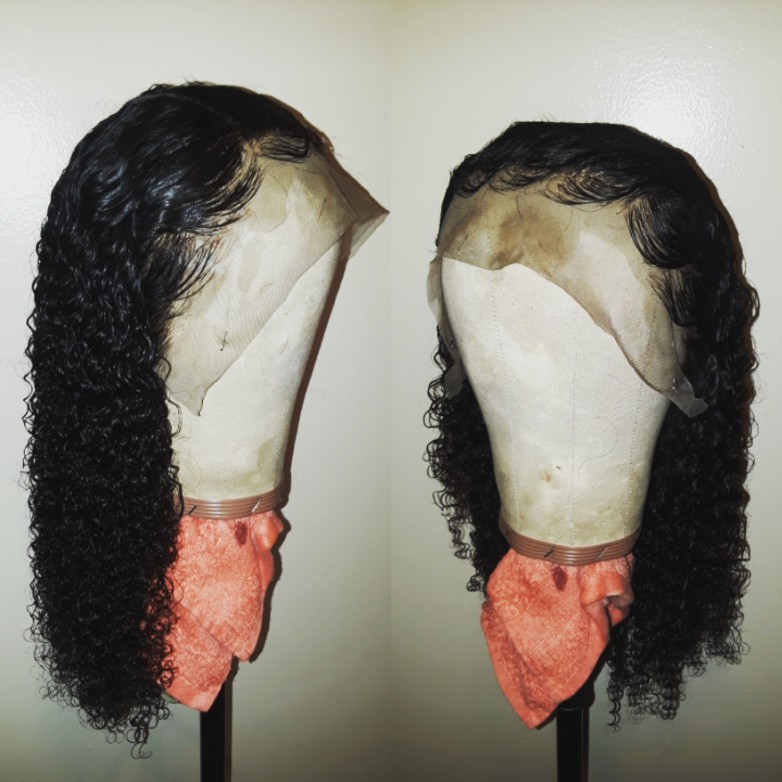 this the before and after of the frontal. the