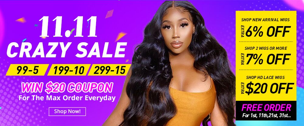 11.11 Crazy Sale in SuperNova Hair