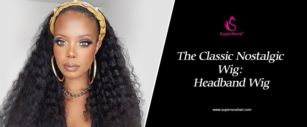 The Classic Nostalgic Wig: Headband Wig