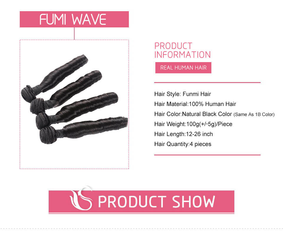 Funmi Hair Weave Fumi Curls Virgin Human Hair Loose Wave 