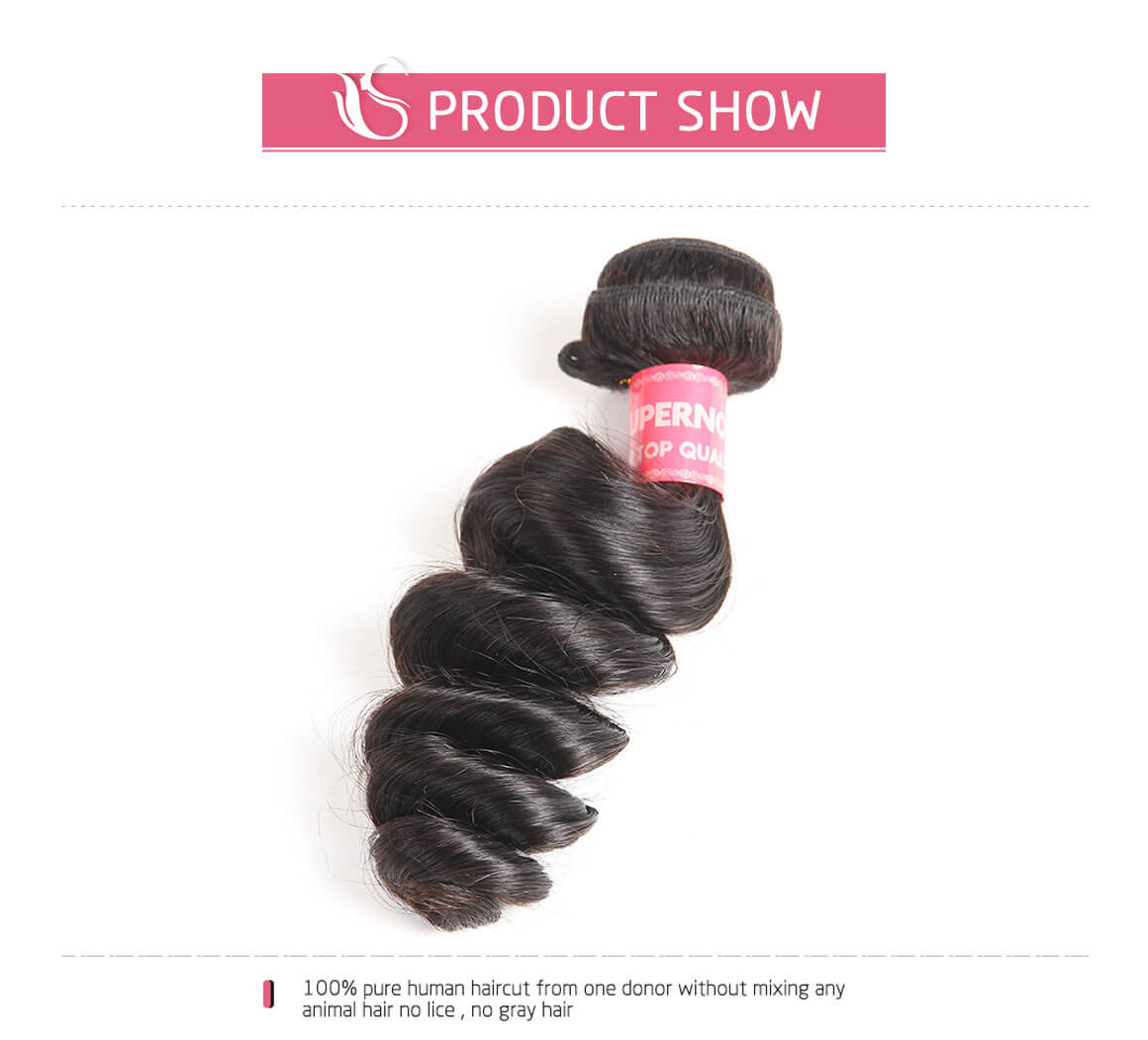Brazilian Loose Wave Hair 4 Bundles Virgin Human Hair Brazilian Hair