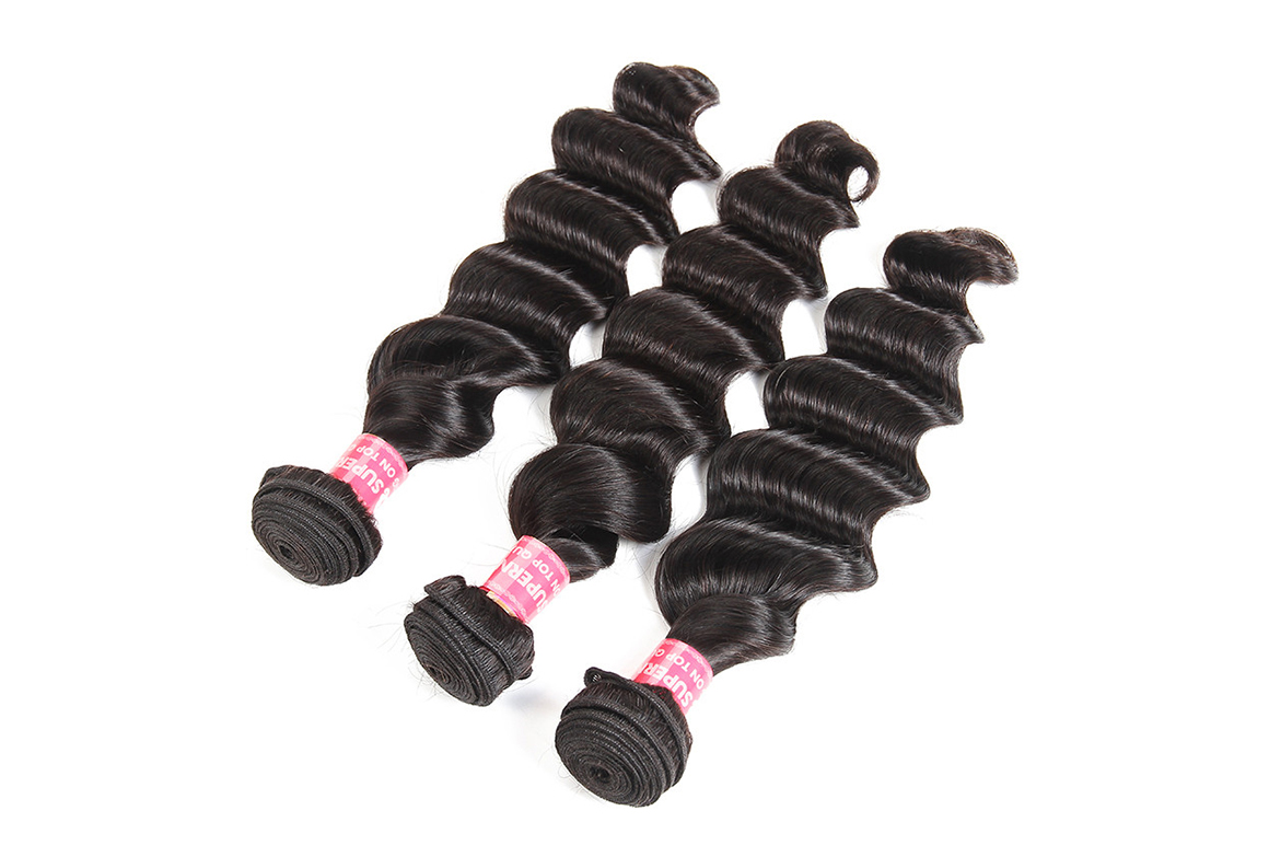 100 human hair bundles